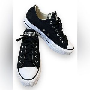 Converse chuck taylor lift Platforms, black, size 8